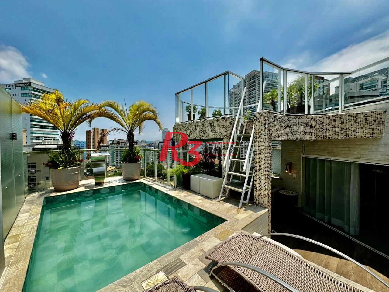Cobertura com 3 dormitórios à venda, 289 m² por R$ 2.200.000,00 - Ponta da Praia - Santos/SP