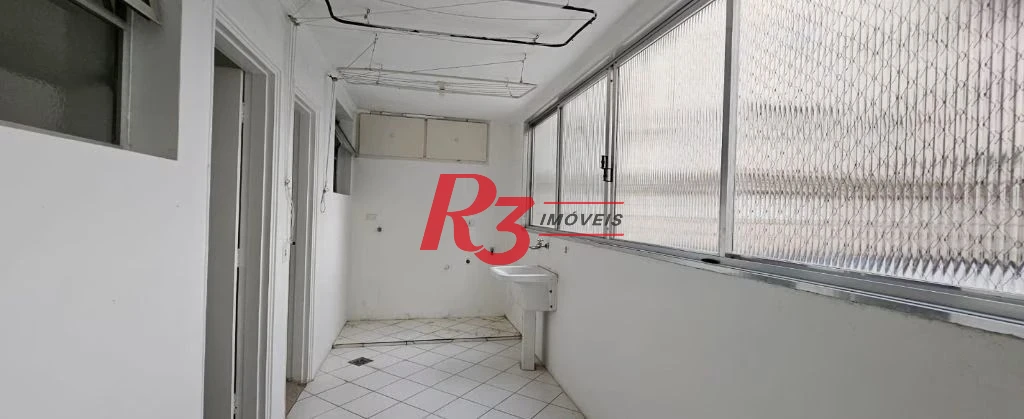 Apartamento com 3 dormitórios para alugar, 161 m² por R$ 6.000,00/mês - Gonzaga - Santos/SP