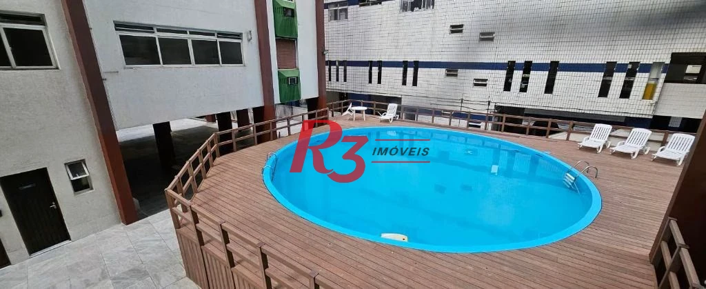 Apartamento com 3 dormitórios para alugar, 161 m² por R$ 6.000,00/mês - Gonzaga - Santos/SP