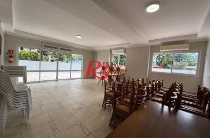Apartamento com 3 dormitórios à venda, 70 m² por R$ 585.000,00 - Aparecida - Santos/SP