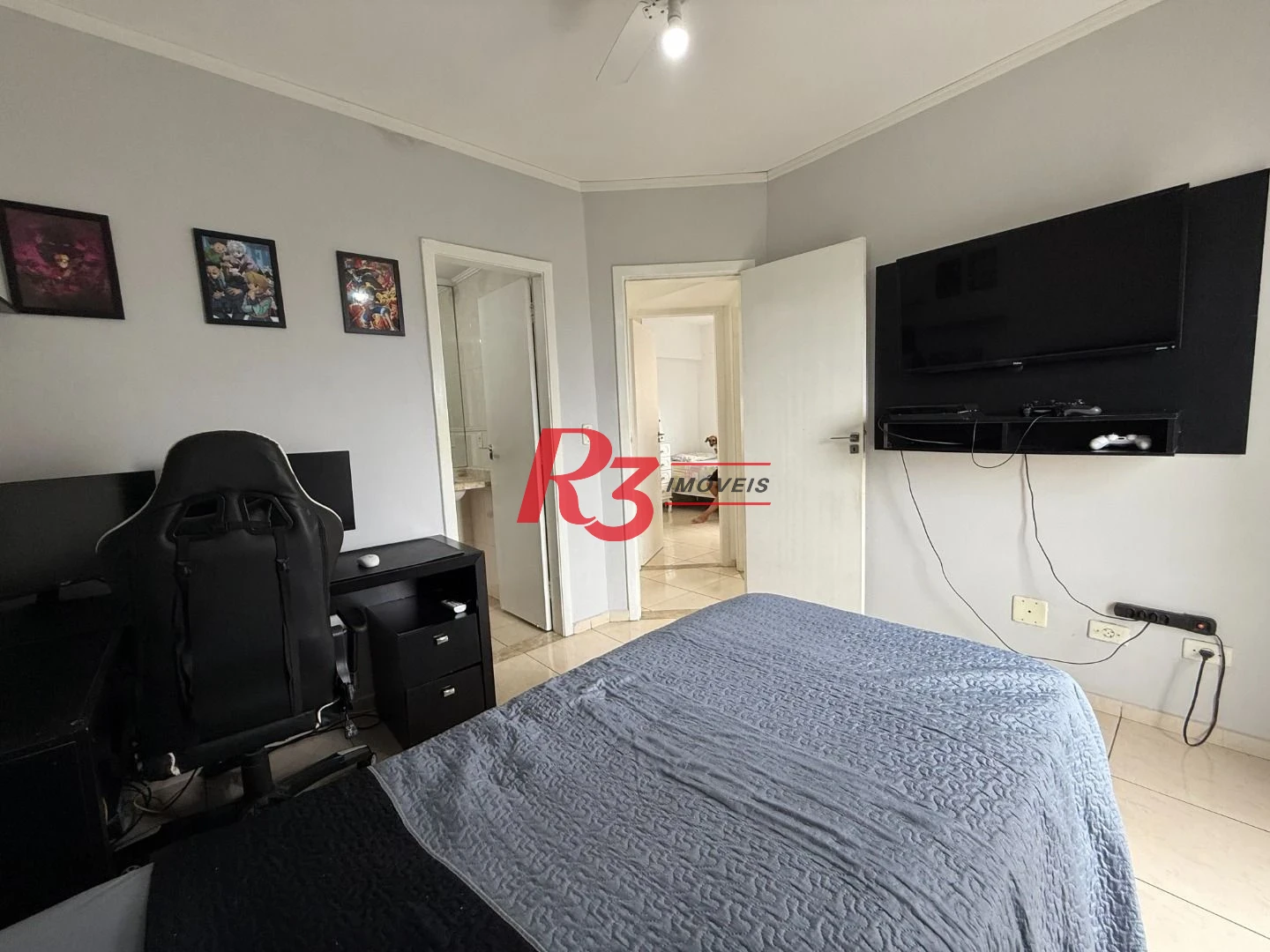Apartamento com 3 dormitórios à venda, 70 m² por R$ 585.000,00 - Aparecida - Santos/SP