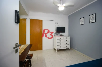 Apartamento para alugar, 58 m² por R$ 4.000,00/mês - Aparecida - Santos/SP