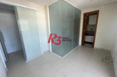 Sala para alugar, 50 m² por R$ 2.990,02/mês - Marapé - Santos/SP