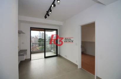 Apartamento com 1 dormitório, 98 m² - venda por R$ 830.000,00 ou aluguel por R$ 6.009,00/mês - Boqueirão - Santos/SP