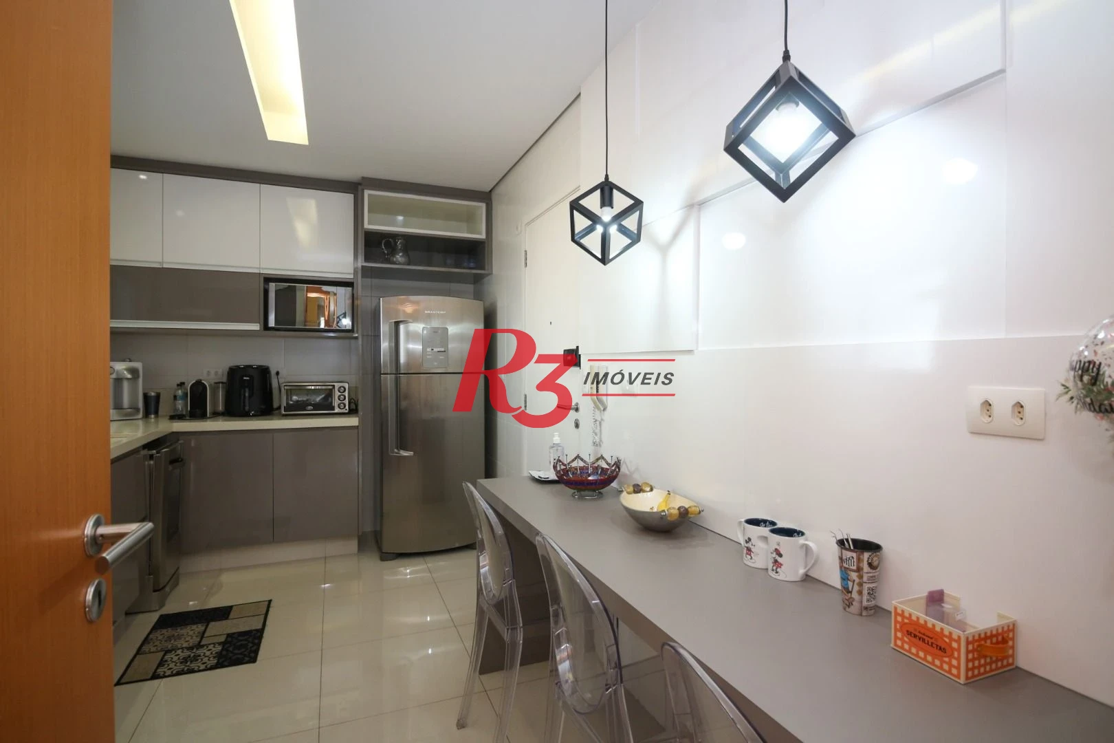 Apartamento com 3 dormitórios à venda, 136 m² por R$ 2.150.000,00 - Aparecida - Santos/SP