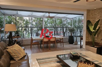 Apartamento Garden à venda, 217 m² por R$ 2.140.000,00 - José Menino - Santos/SP