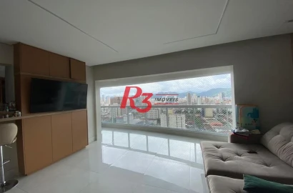 Apartamento à venda, 105 m² por R$ 990.000,00 - Macuco - Santos/SP