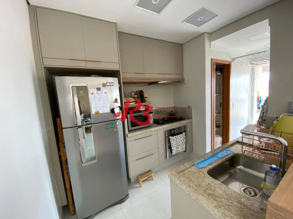 Apartamento à venda, 105 m² por R$ 990.000,00 - Macuco - Santos/SP