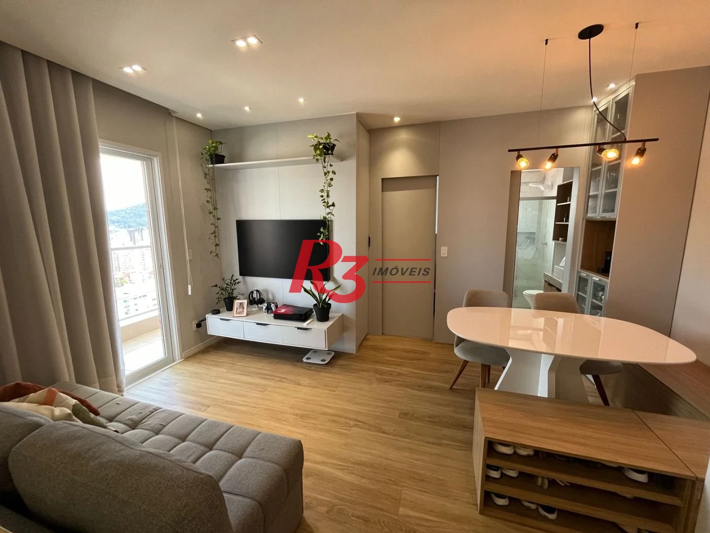 Studio com 1 dormitório à venda, 44 m² por R$ 640.000,00 - Campo Grande - Santos/SP
