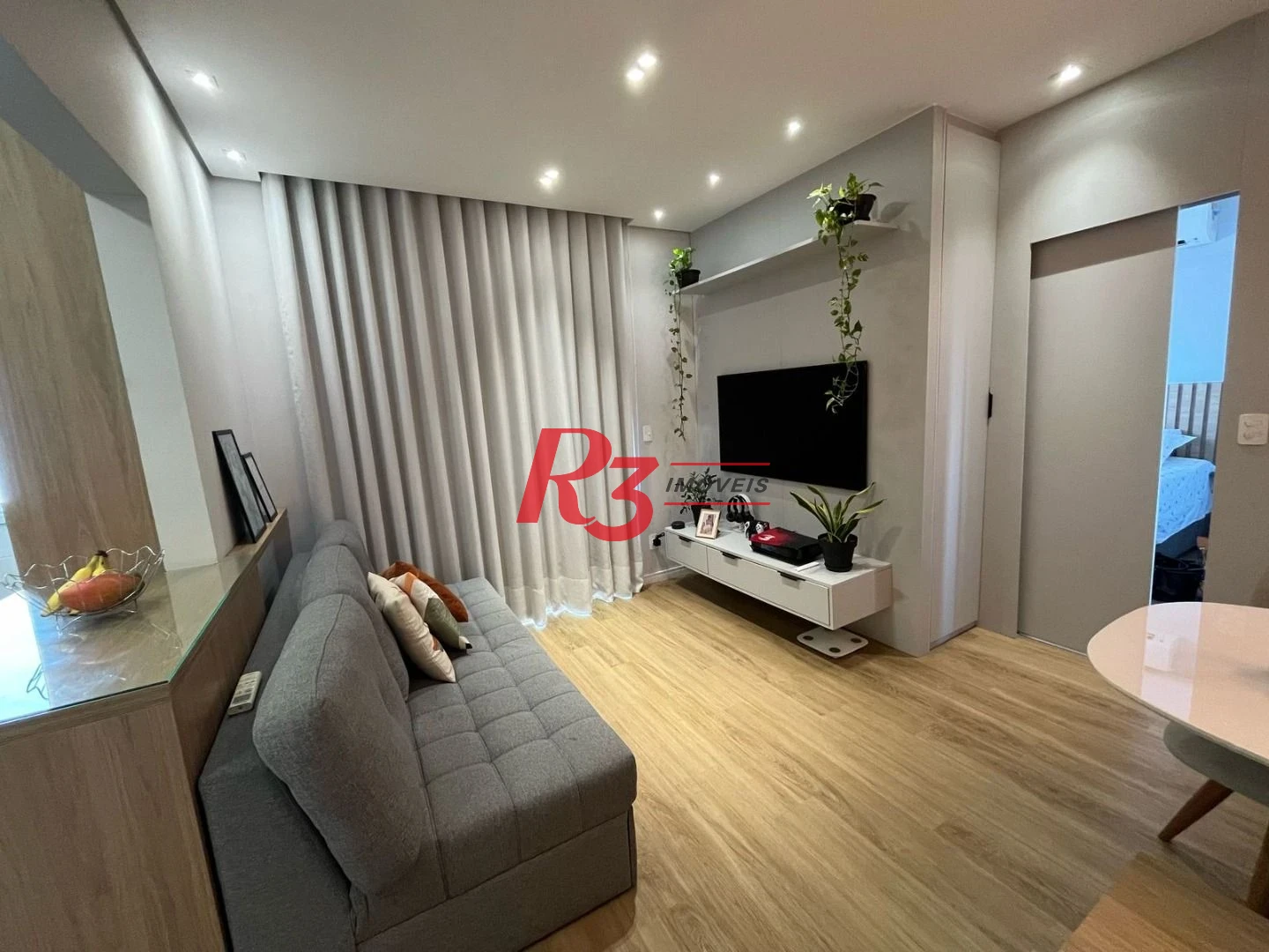 Studio com 1 dormitório à venda, 44 m² por R$ 640.000,00 - Campo Grande - Santos/SP