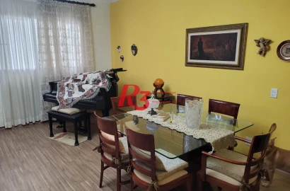 Apartamento com 3 dormitórios à venda, 159 m² por R$ 750.000,00 - Boqueirão - Santos/SP