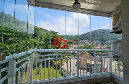Apartamento com 2 dormitórios à venda, 64 m² por R$ 543.000,00 - Marapé - Santos/SP