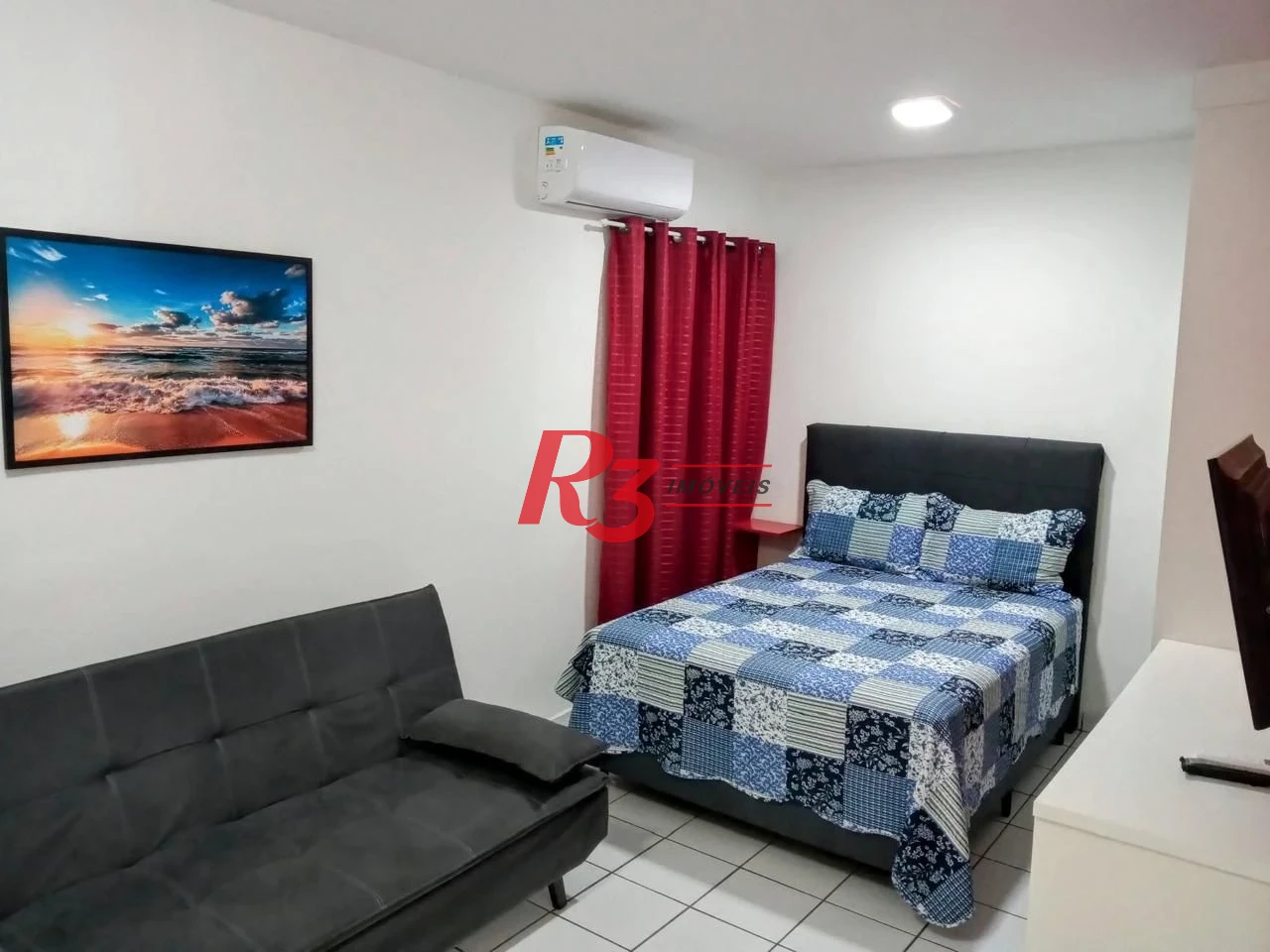Apartamento com 1 dormitório à venda, 34 m² por R$ 350.000,00 - Ponta da Praia - Santos/SP