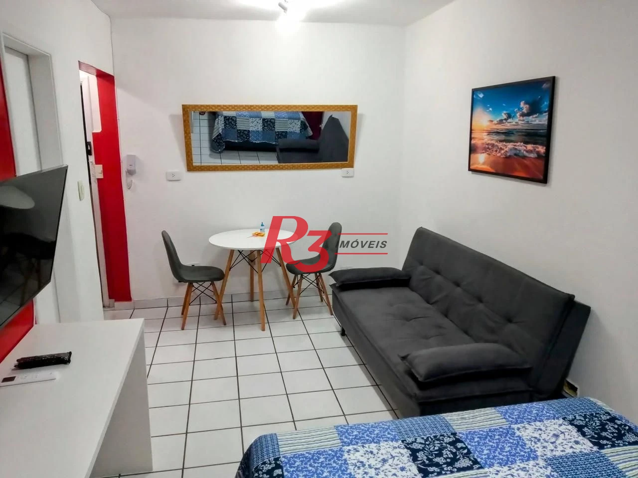 Apartamento com 1 dormitório à venda, 34 m² por R$ 350.000,00 - Ponta da Praia - Santos/SP