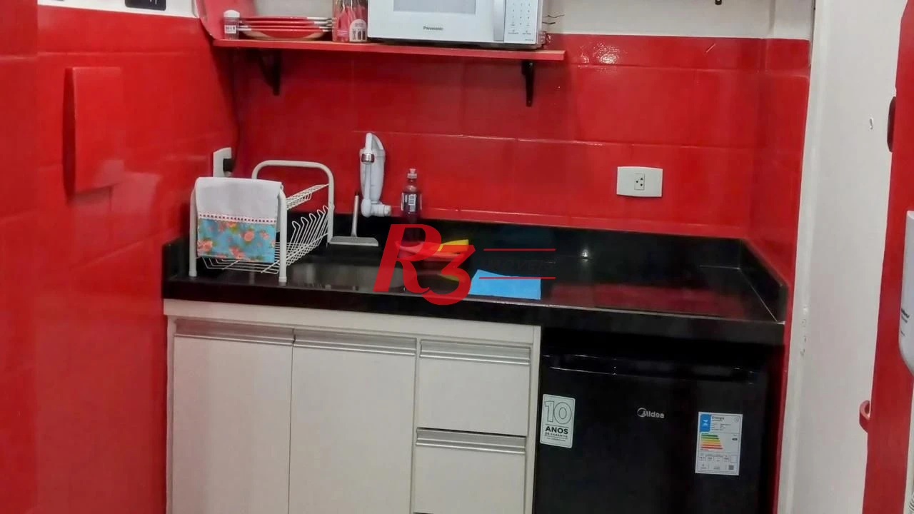 Apartamento com 1 dormitório à venda, 34 m² por R$ 350.000,00 - Ponta da Praia - Santos/SP