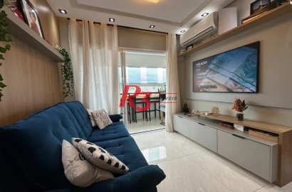 Apartamento à venda, 65 m² por R$ 750.000,00 - Macuco - Santos/SP