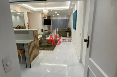 Apartamento à venda, 120 m² por R$ 1.350.000,00 - Embaré - Santos/SP