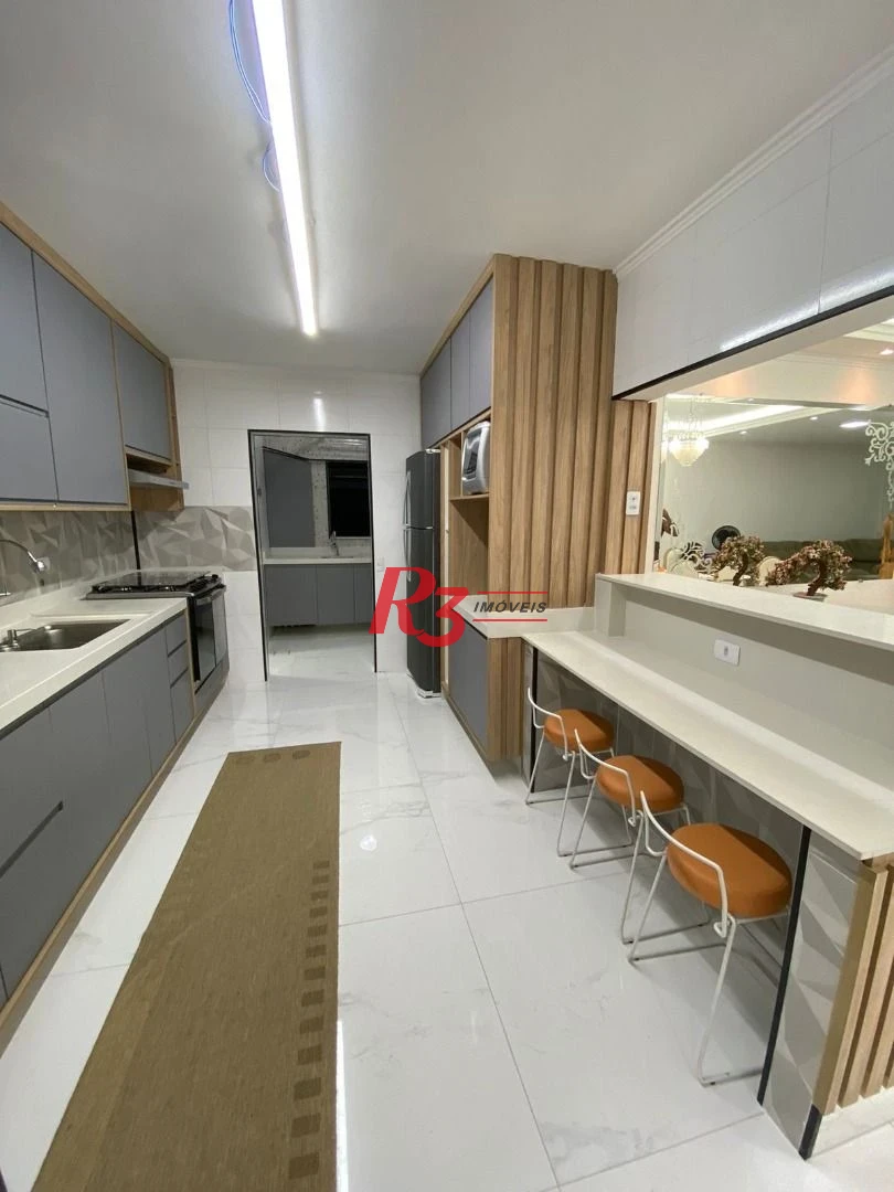 Apartamento à venda, 120 m² por R$ 1.350.000,00 - Embaré - Santos/SP