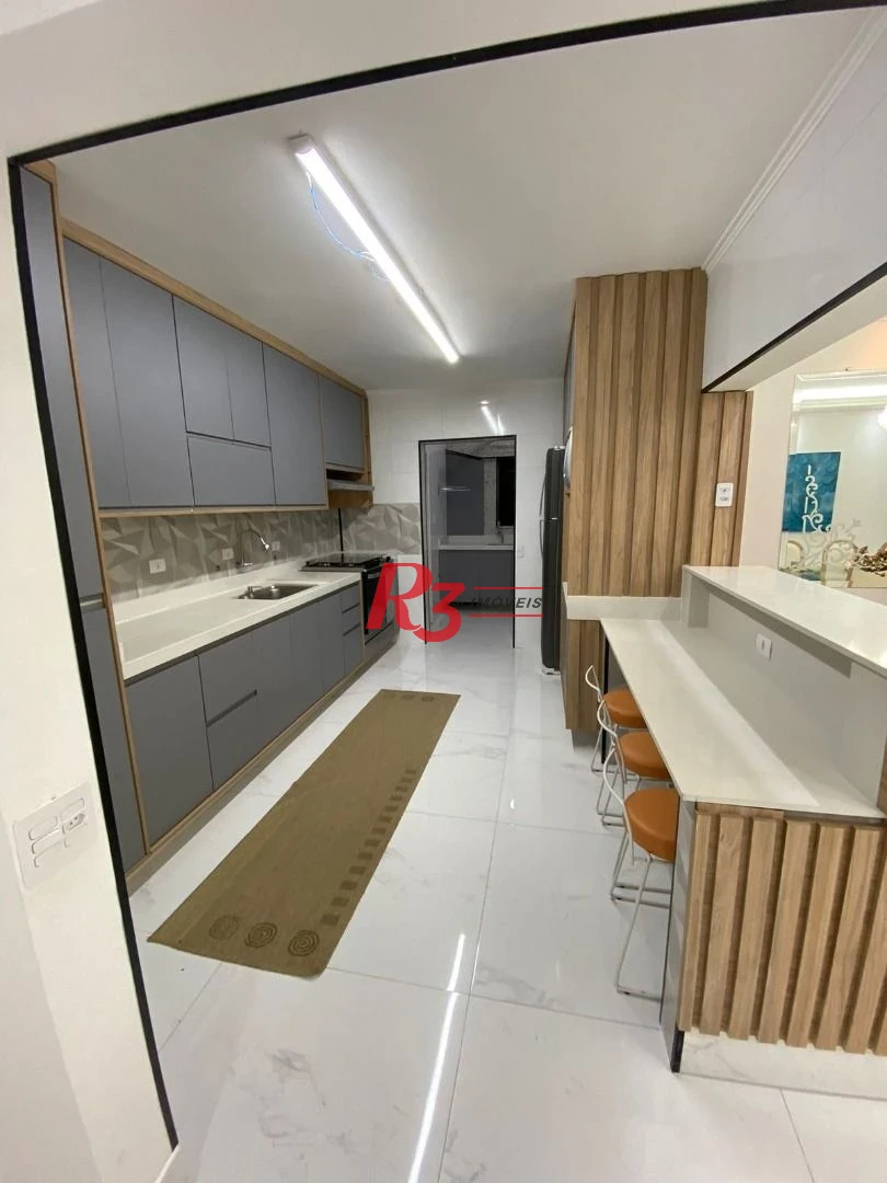 Apartamento à venda, 120 m² por R$ 1.350.000,00 - Embaré - Santos/SP