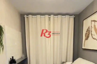 Apartamento com 2 dormitórios à venda, 45 m² por R$ 290.000,00 - Castelo - Santos/SP