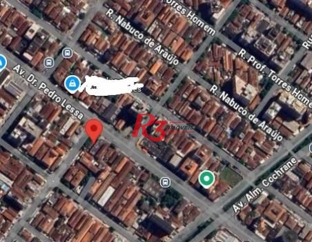Terreno à venda, 272 m² por R$ 2.200.000,00 - Embaré - Santos/SP