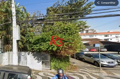 Terreno à venda, 272 m² por R$ 2.200.000,00 - Embaré - Santos/SP