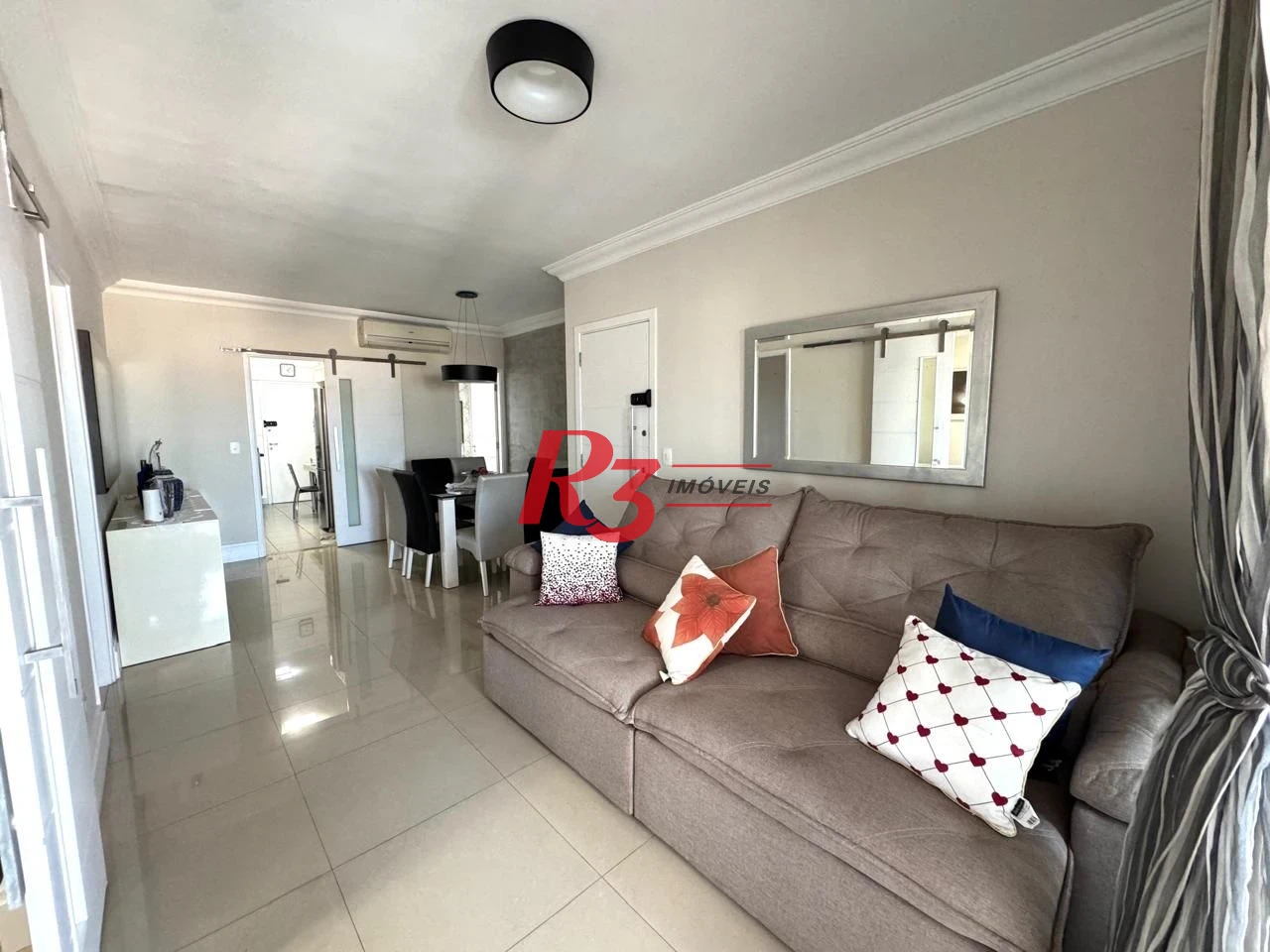 Apartamento com 3 dormitórios à venda, 124 m² por R$ 2.180.000,00 - Boqueirão - Santos/SP
