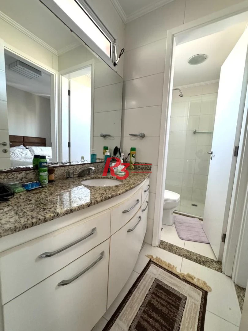 Apartamento com 3 dormitórios à venda, 124 m² por R$ 2.180.000,00 - Boqueirão - Santos/SP