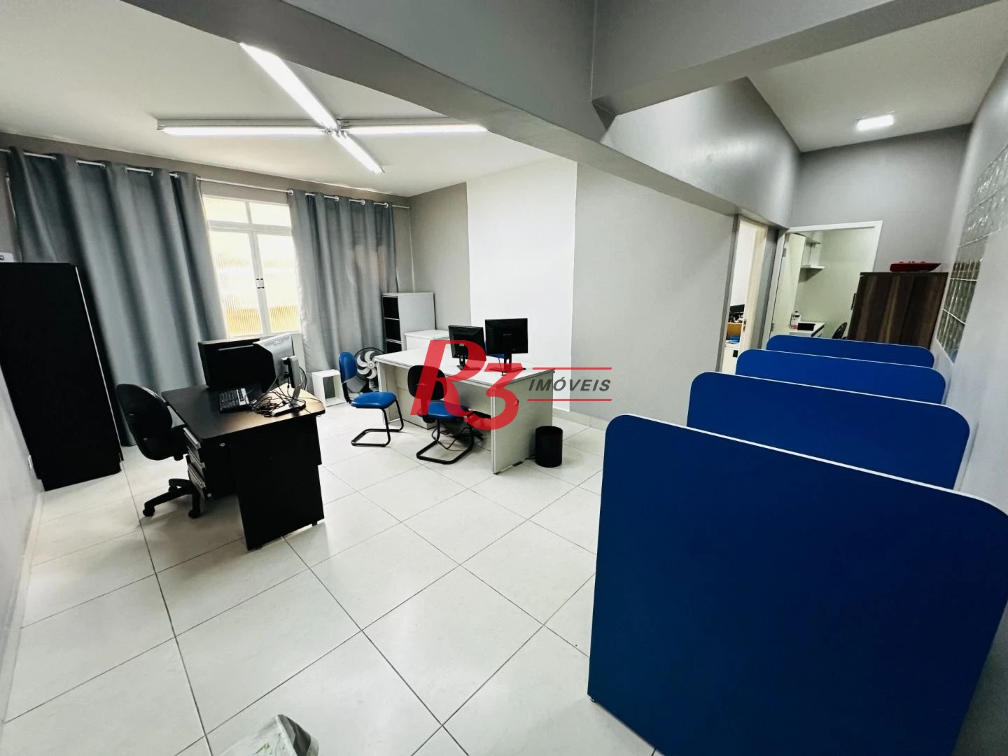Sala, 89 m² - venda por R$ 300.000,00 ou aluguel por R$ 3.727,00/mês - Centro - Santos/SP