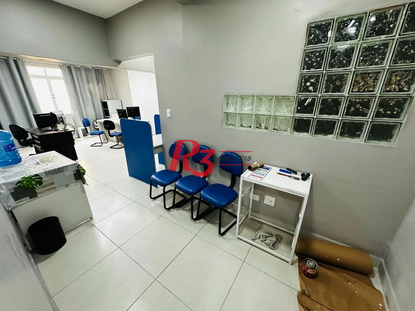 Sala, 89 m² - venda por R$ 300.000,00 ou aluguel por R$ 3.727,00/mês - Centro - Santos/SP