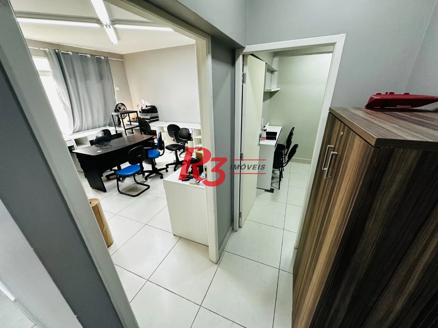Sala, 89 m² - venda por R$ 300.000,00 ou aluguel por R$ 3.727,00/mês - Centro - Santos/SP