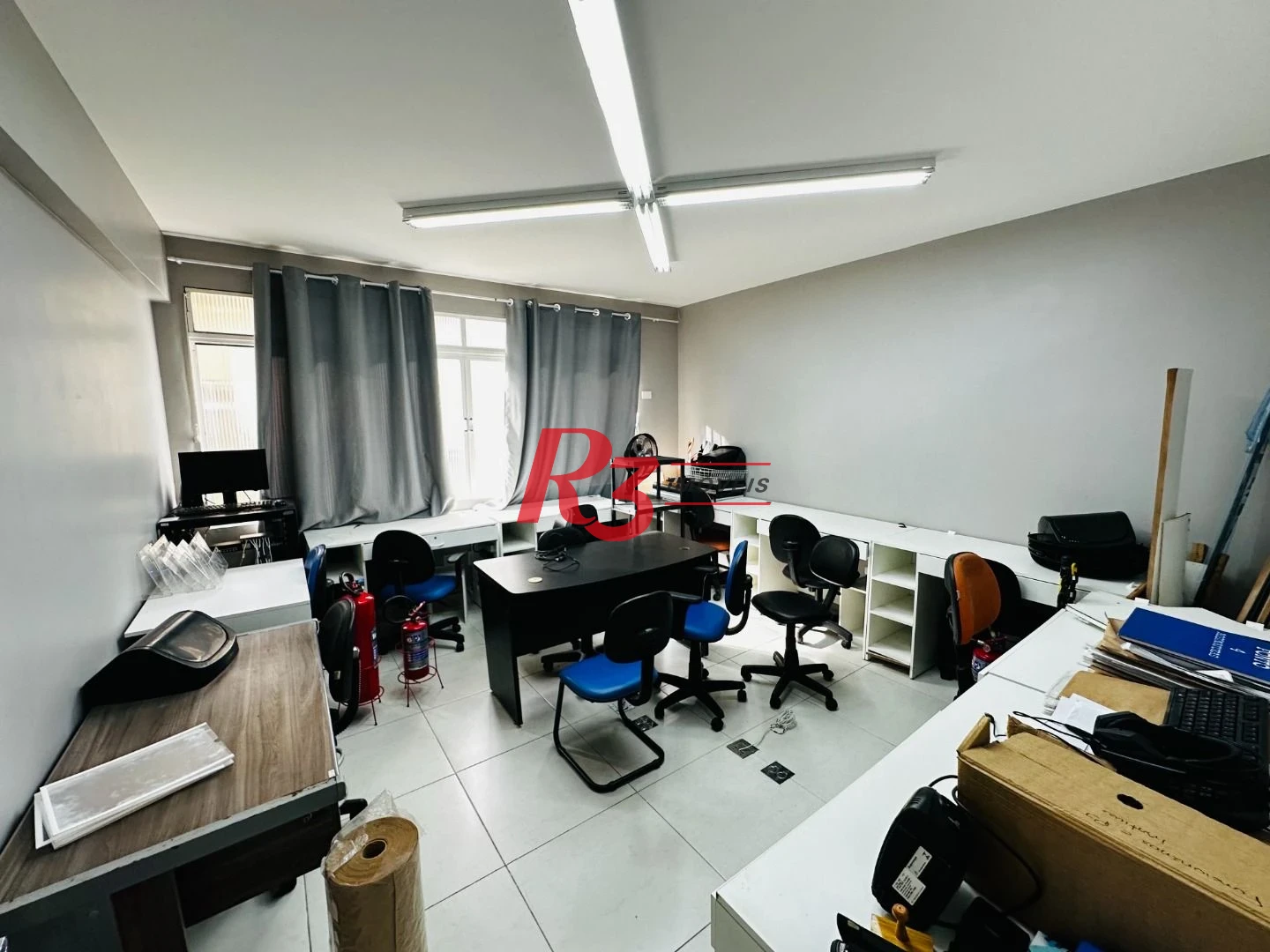 Sala, 89 m² - venda por R$ 300.000,00 ou aluguel por R$ 3.727,00/mês - Centro - Santos/SP