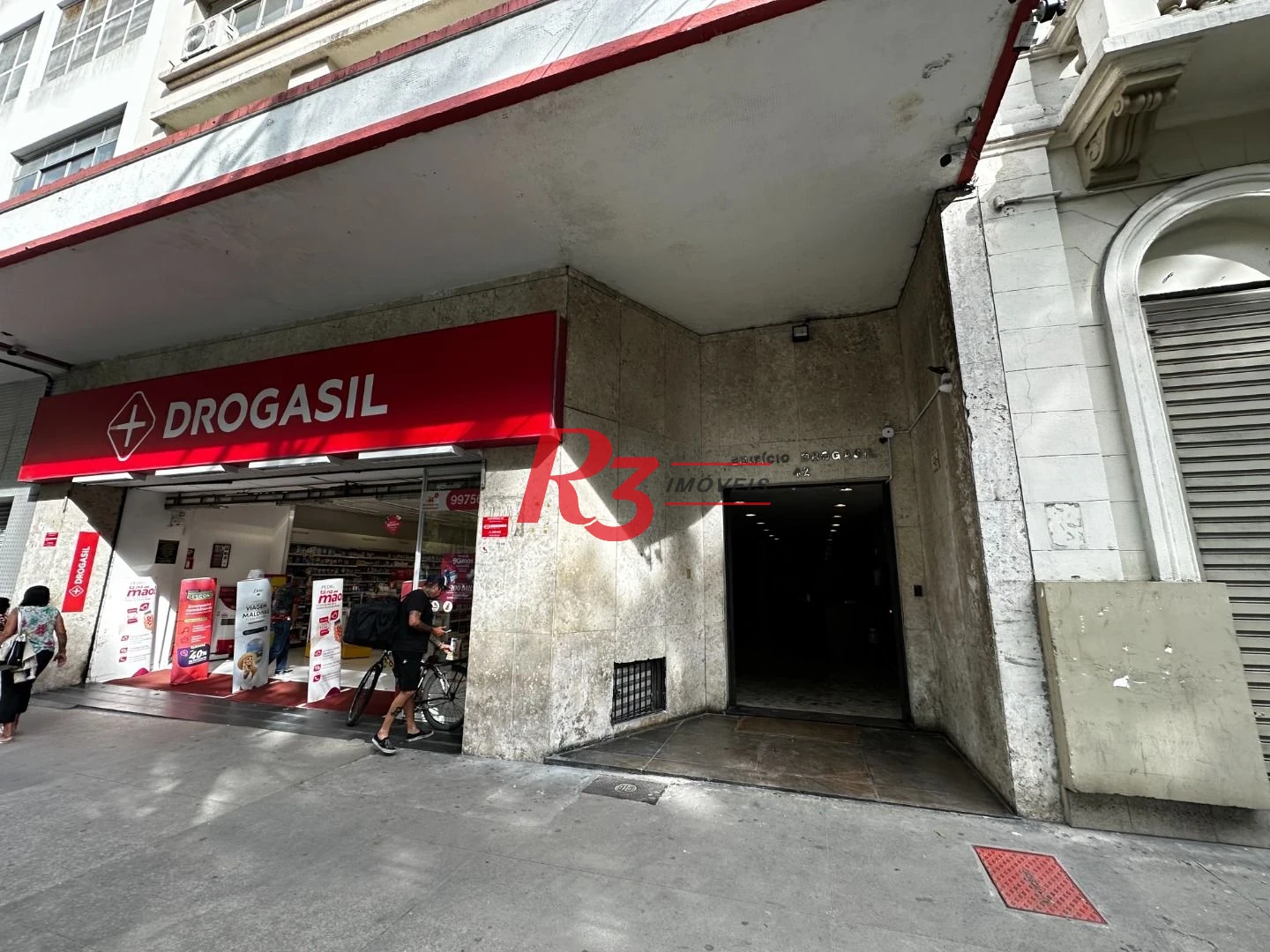 Sala, 89 m² - venda por R$ 300.000,00 ou aluguel por R$ 3.727,00/mês - Centro - Santos/SP