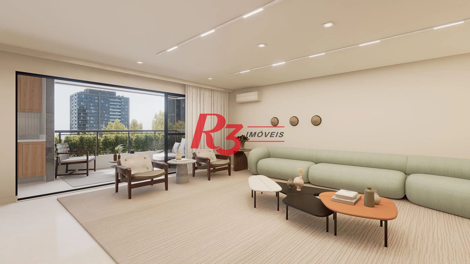 Apartamento com 4 dormitórios à venda, 300 m² por R$ 4.090.000,00 - Boqueirão - Santos/SP