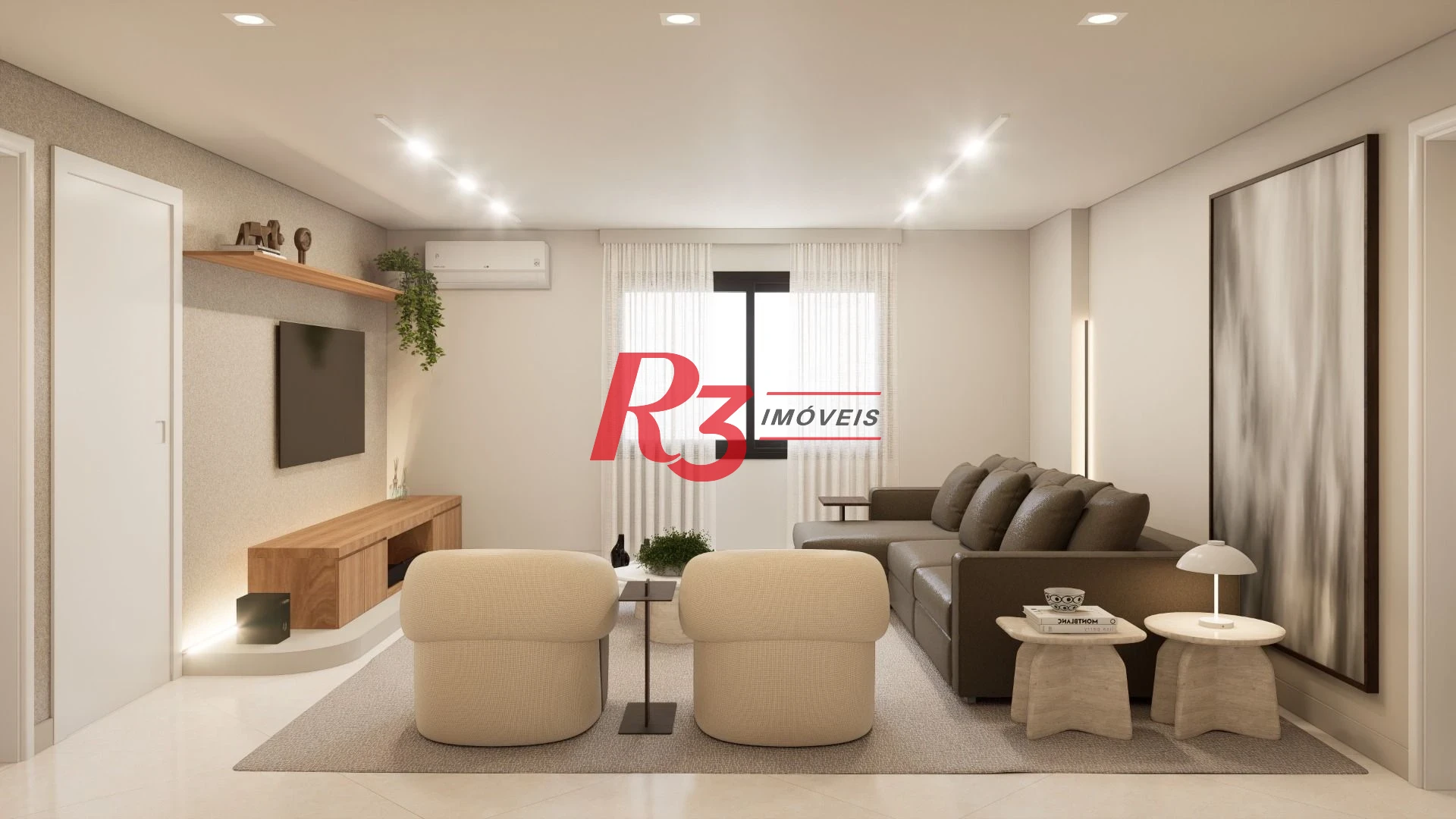Apartamento com 4 dormitórios à venda, 300 m² por R$ 4.090.000,00 - Boqueirão - Santos/SP