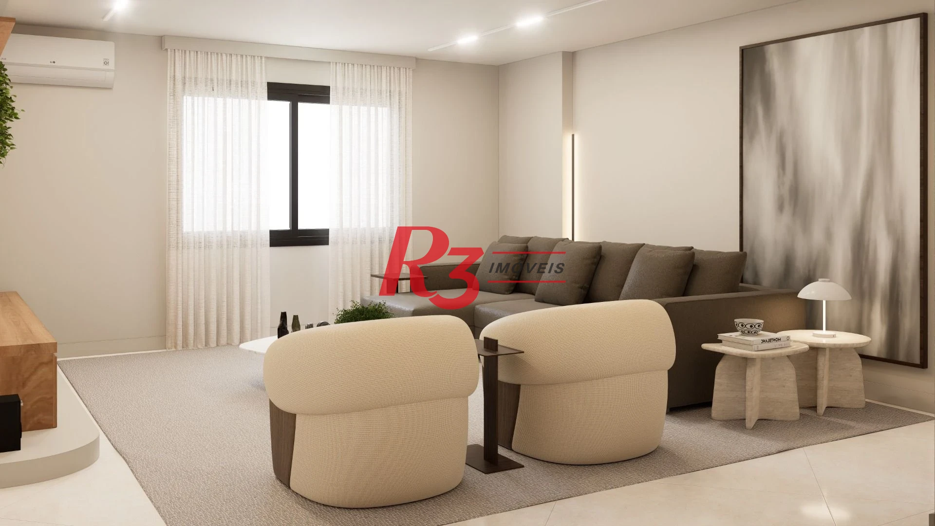 Apartamento com 4 dormitórios à venda, 300 m² por R$ 4.090.000,00 - Boqueirão - Santos/SP