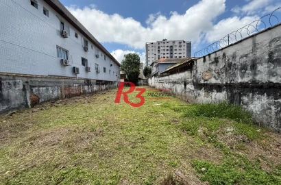 Terreno à venda, 500 m² por R$ 1.400.000,00 - Embaré - Santos/SP