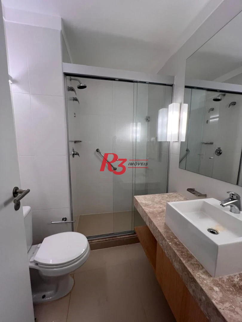 Flat com 1 dormitório à venda, 36 m² por R$ 583.000,00 - Gonzaga - Santos/SP