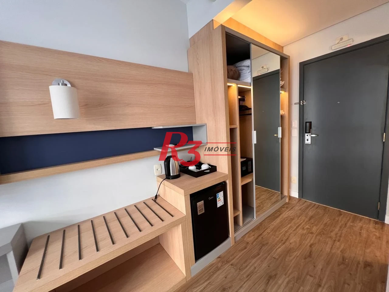 Flat com 1 dormitório à venda, 36 m² por R$ 583.000,00 - Gonzaga - Santos/SP