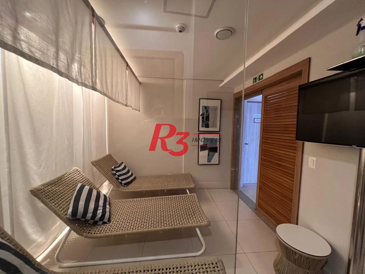 Flat com 1 dormitório à venda, 36 m² por R$ 600.000,00 - Gonzaga - Santos/SP
