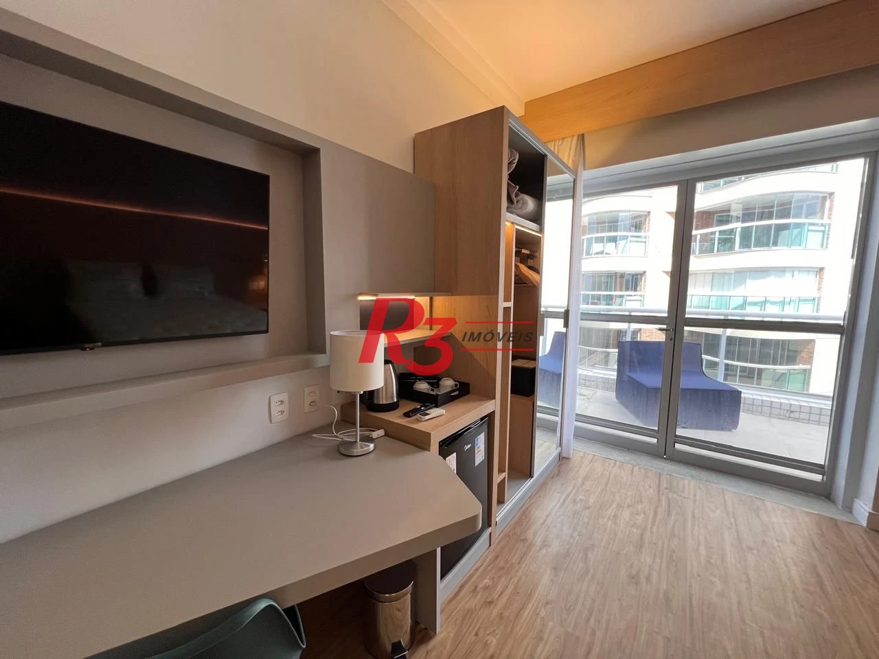 Flat com 1 dormitório à venda, 36 m² por R$ 600.000,00 - Gonzaga - Santos/SP