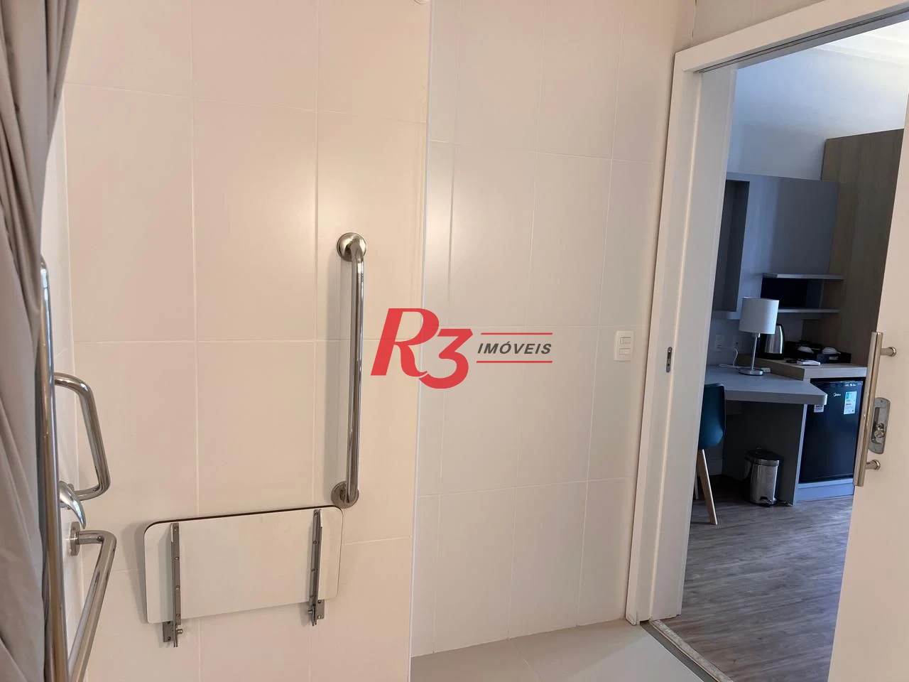 Flat com 1 dormitório à venda, 36 m² por R$ 600.000,00 - Gonzaga - Santos/SP