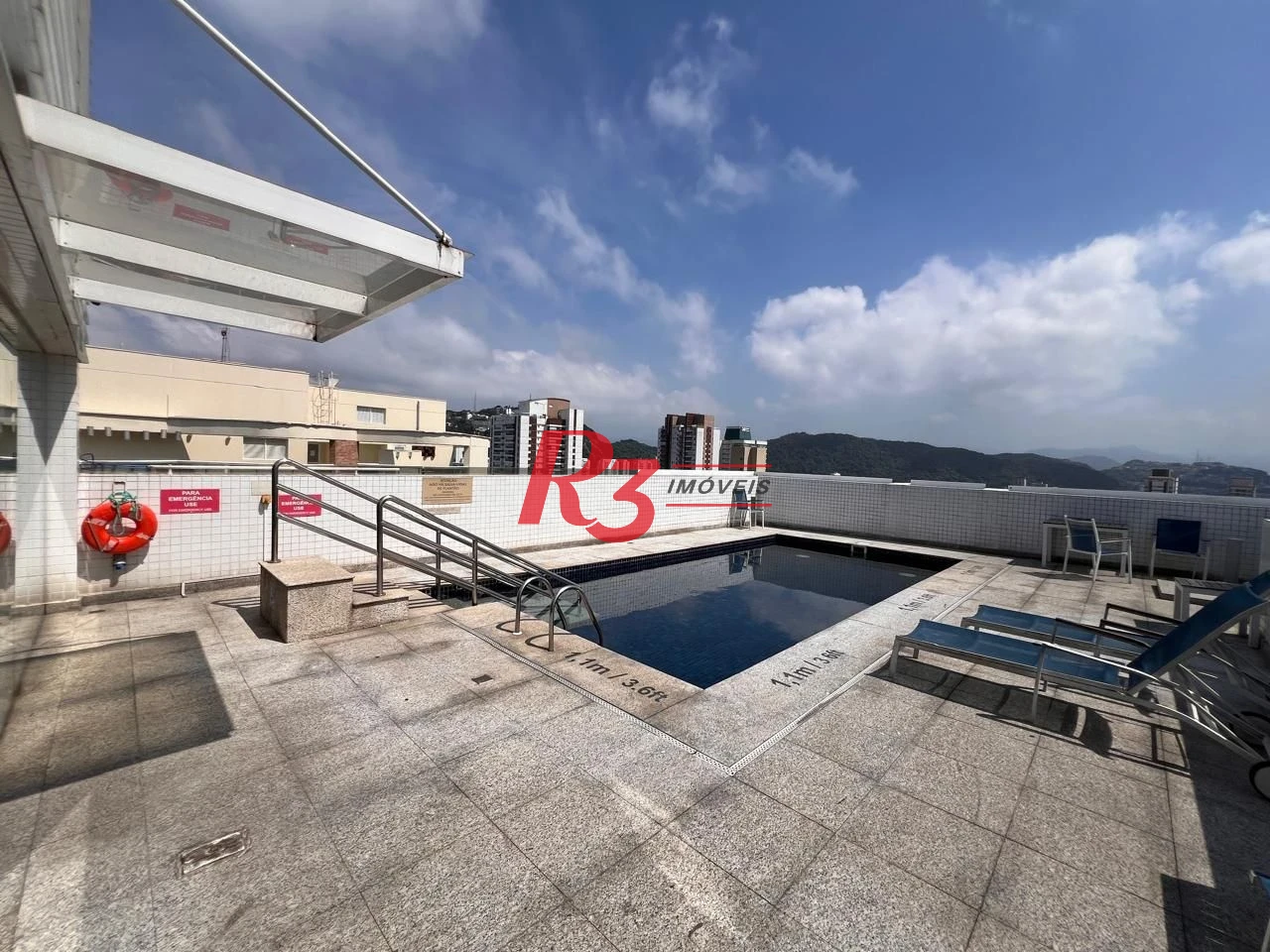 Flat com 1 dormitório à venda, 36 m² por R$ 600.000,00 - Gonzaga - Santos/SP