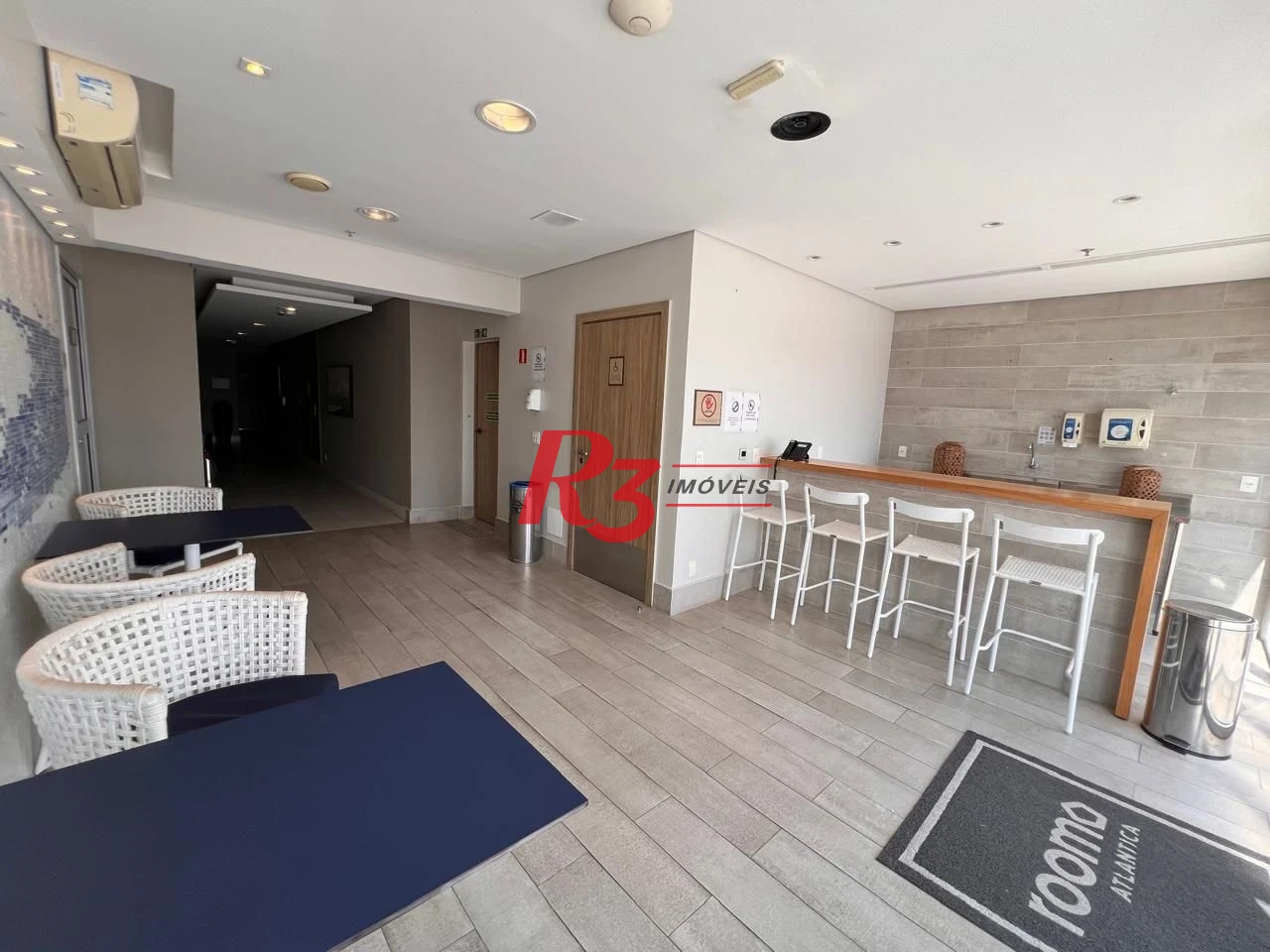 Flat com 1 dormitório à venda, 36 m² por R$ 600.000,00 - Gonzaga - Santos/SP