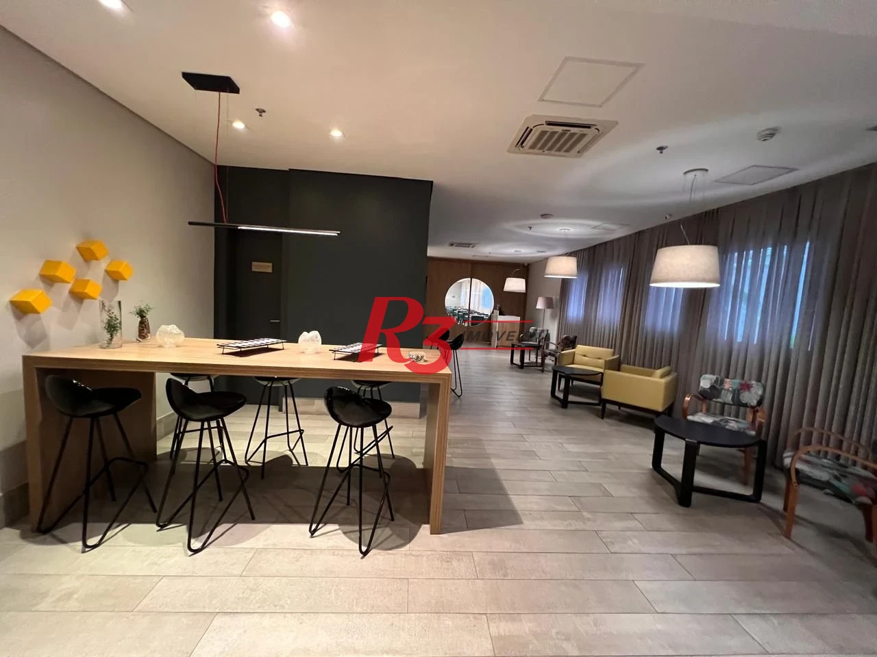 Flat com 1 dormitório à venda, 36 m² por R$ 600.000,00 - Gonzaga - Santos/SP