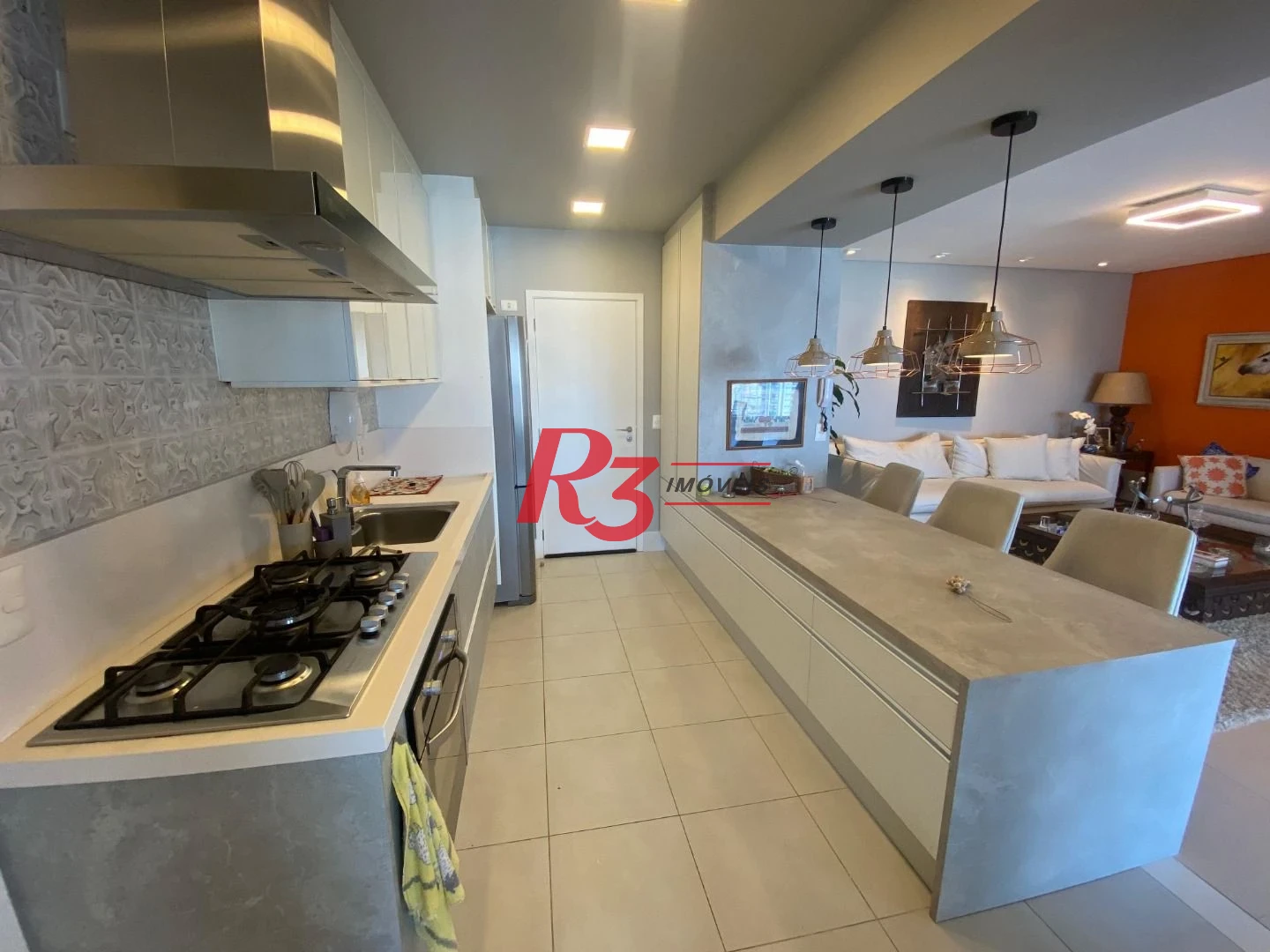 Apartamento com 3 dormitórios, 167 m² - venda por R$ 2.800.000,00 ou aluguel por R$ 23.900,00/mês - Boqueirão - Santos/SP