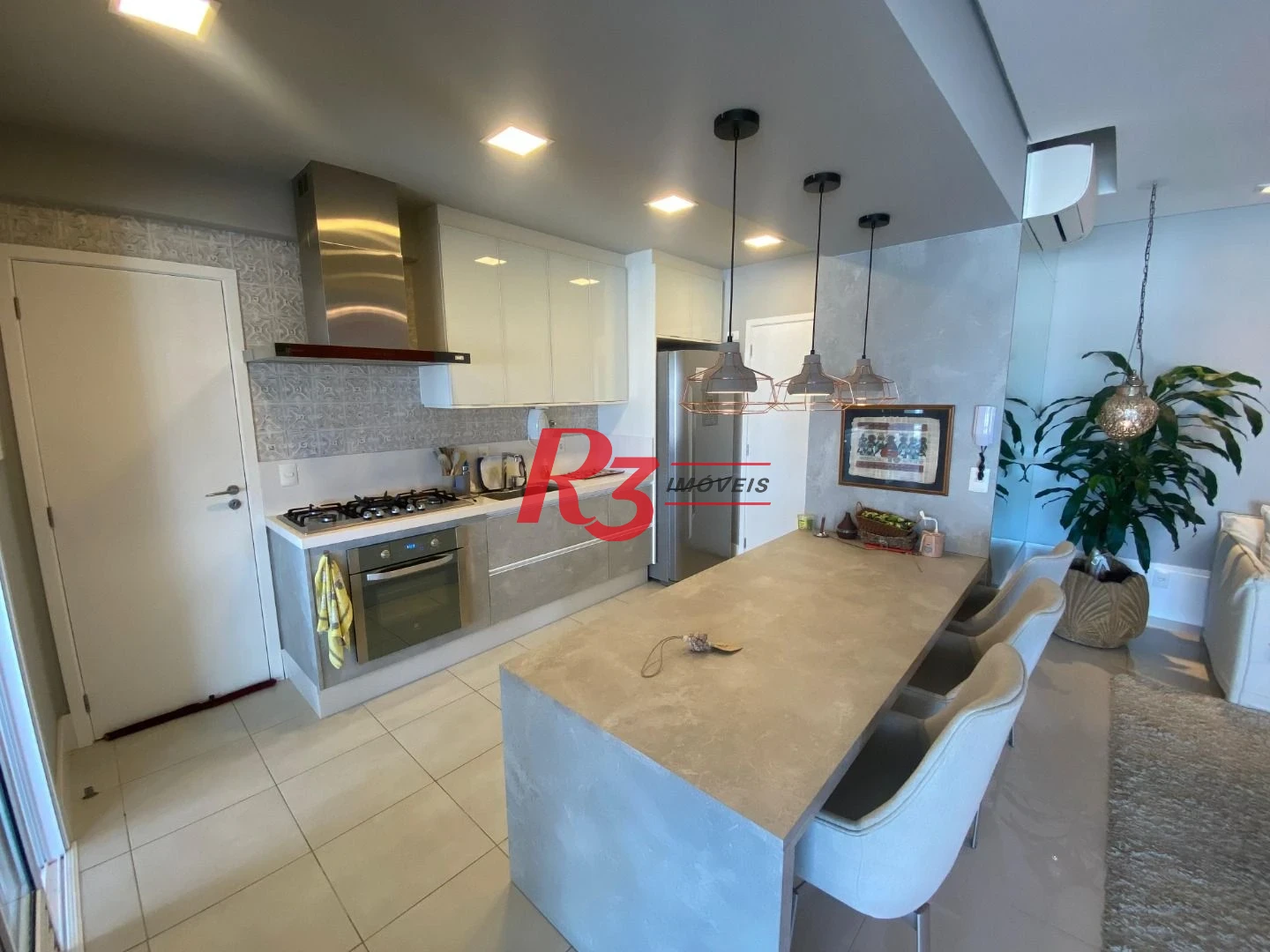 Apartamento com 3 dormitórios, 167 m² - venda por R$ 2.800.000,00 ou aluguel por R$ 23.900,00/mês - Boqueirão - Santos/SP