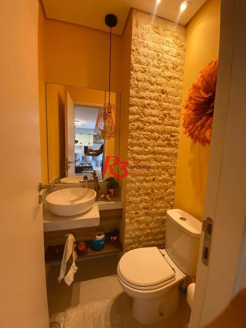 Apartamento com 3 dormitórios, 167 m² - venda por R$ 2.800.000,00 ou aluguel por R$ 23.900,00/mês - Boqueirão - Santos/SP
