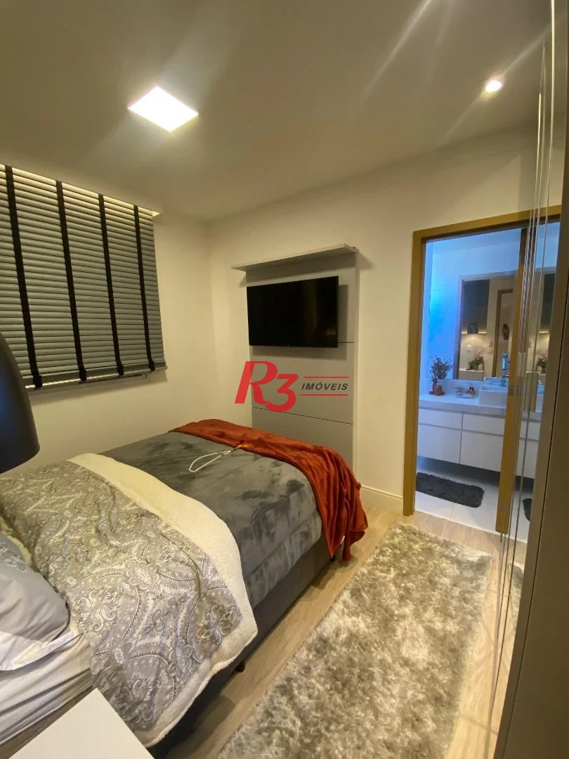 Apartamento com 3 dormitórios, 167 m² - venda por R$ 2.800.000,00 ou aluguel por R$ 23.900,00/mês - Boqueirão - Santos/SP