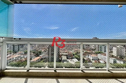 Apartamento com 2 dormitórios à venda, 85 m² por R$ 963.000,00 - Marapé - Santos/SP